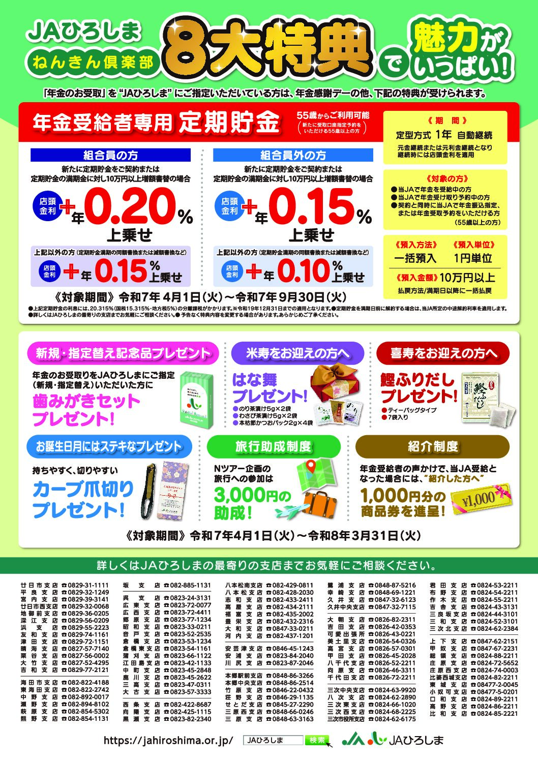 ねんきん倶楽部 8大特典